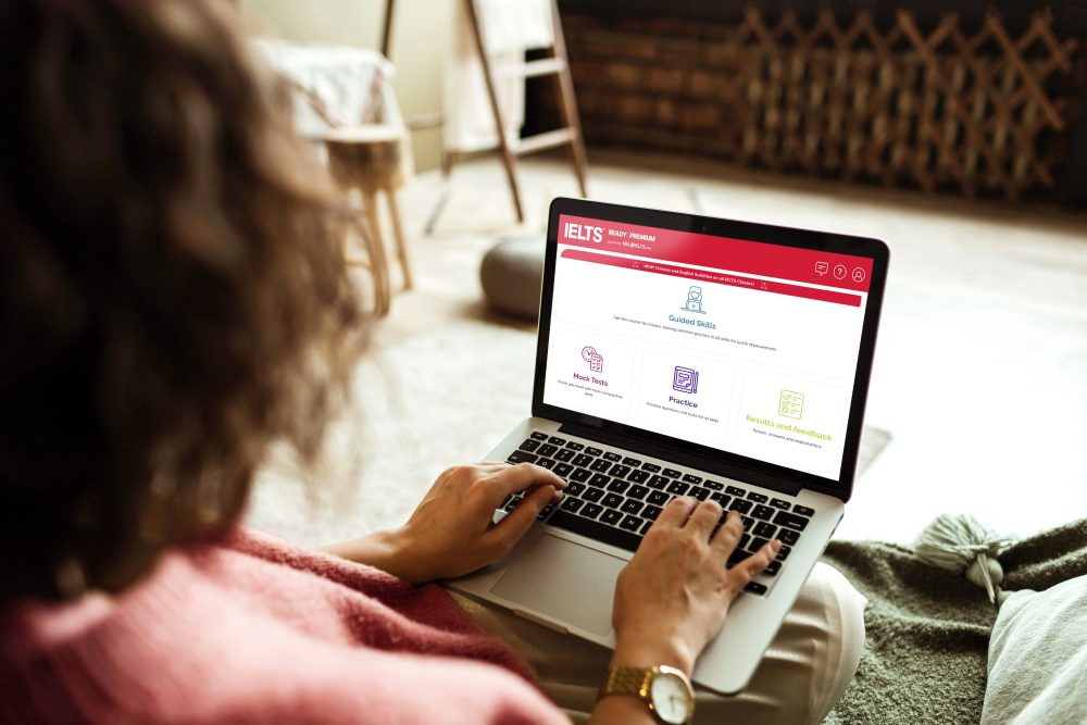 IELTS Ready Premium platform on desktop